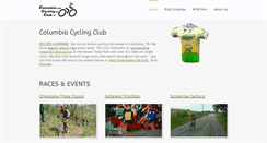 Desktop Screenshot of columbiacyclingclub.com